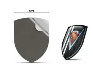 Cadillac Silikon Abzeichen Racing Limited Domes Logo ST
